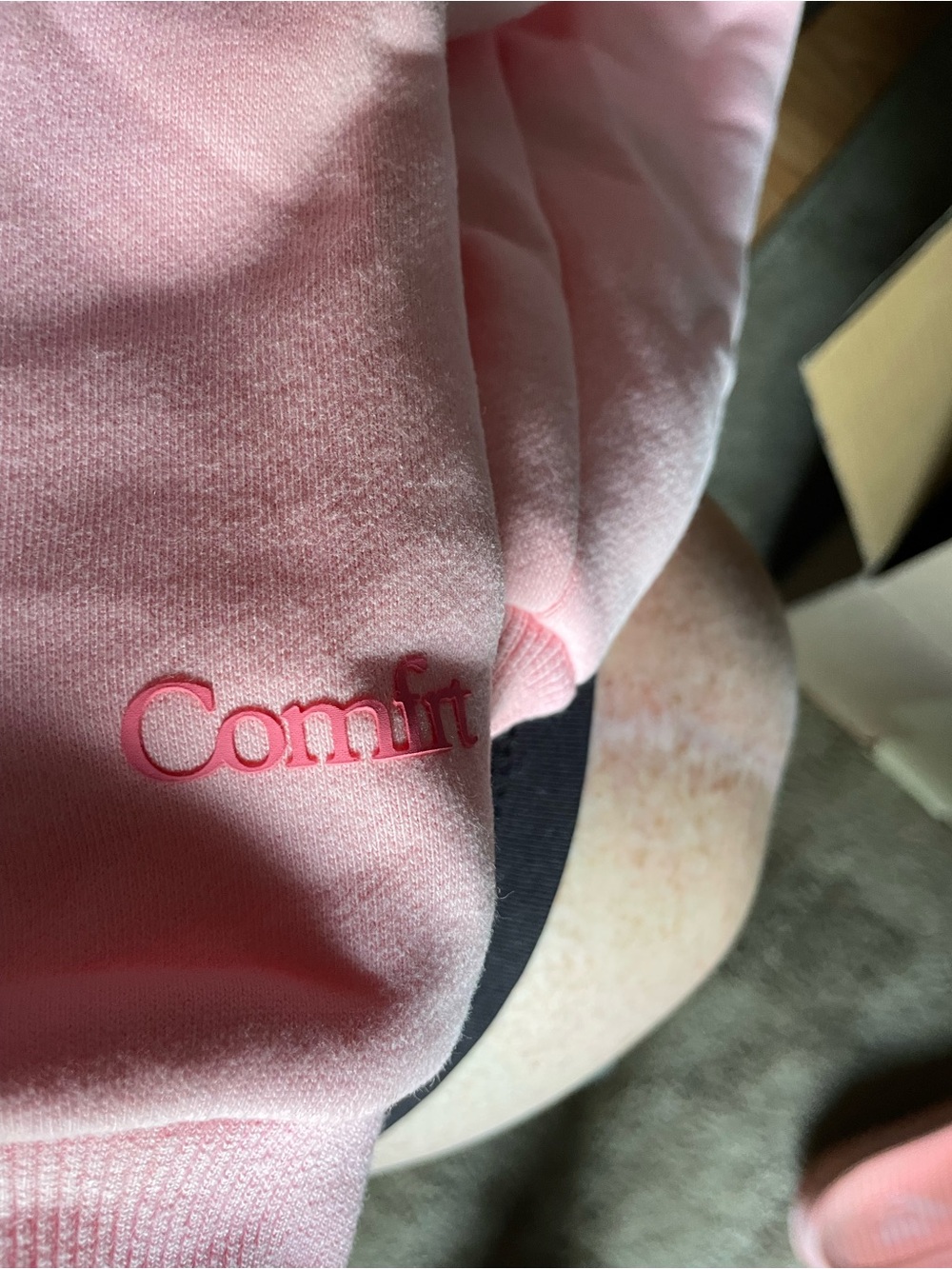 Comfrt Soft Pink Hoodie - Classic Pullover - Picture 5 of 5